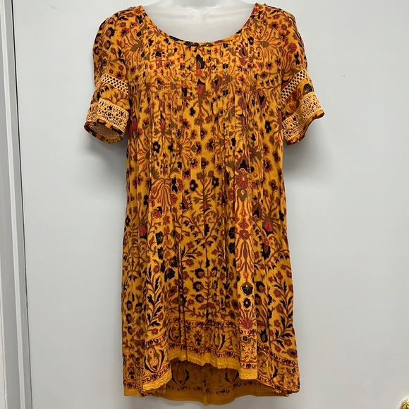 Urban Outfitters Ecoté Amethyst Pintucked Frock Dress - Picture 2 of 8